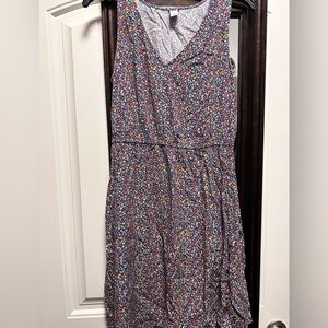 Old Navy Purple Sleeveless V-Neck Sundress